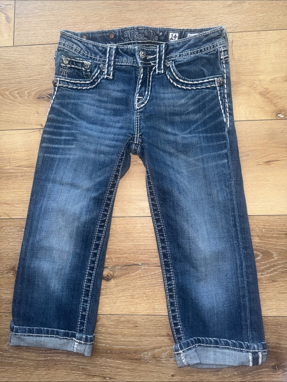 MISS ME Jeans Cuffed Capri
Sz. 14 girls